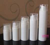 White airless pump bottle 150g