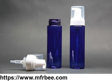 200g_blue_foam_soap_pump_bottle_foam_plastic_bottle