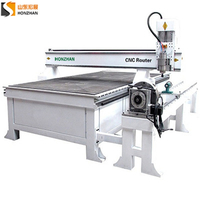 more images of Honzhan HZ-R1325 4 Axis CNC Router with Rotary Device