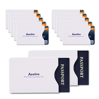 more images of best selling 10 credit card sleeves & 2 passport holders