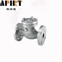 High quality JIS stainless steel flanged check valve 10K from chinese factory