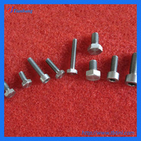 China Manufacture Excellent DIN Standard Titanium fastener & bolts & screws