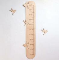 more images of Natural Wooden Wall Hanging Wooden Growth Chart Ruler for Kidsroom Furniture JX2112013