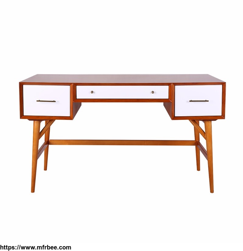 china_supply_custom_white_furniture_mdf_and_solid_wood_home_writing_desk