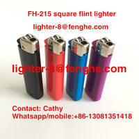 best quality disposable flint lighter square shape FH-215