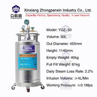 more images of YDZ50 50 liter self pressure liquid nitrogen cryogenic dewar