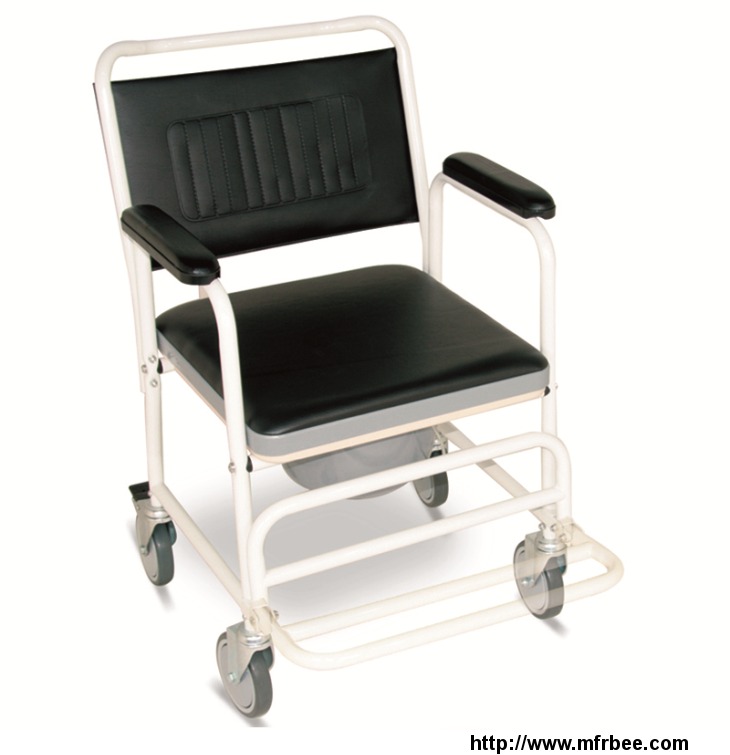 commode_wheelchair_with_foldable_footrest