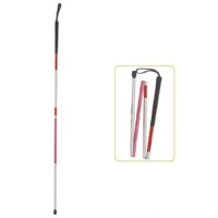 more images of Lightweight Folding Blind Cane With Wrist Strap