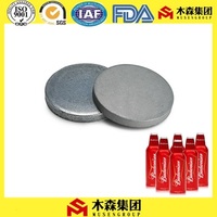 tumbled or sand blasted 1060/1070 alloy of aluminum slug for beer packing or cosmetic tubes