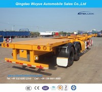2 Axle 40FT 30.5ton Skeleton Container Chassis or Skeleton Container Trailer with Fuwa Axle and Wabco Valve