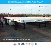 2 Axle 12.5m Heavy Duty Flatbed Semi Trailer for Africa