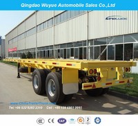 more images of 2 Axle12.5 Meter Flatbed Semi Truck Trailer