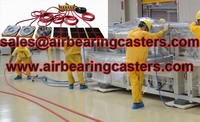 Air castes applied on moving heavy duty equipment easily and safety