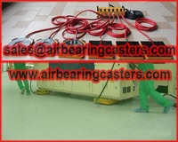 Air bearing casters solve your machinery and load moving problems easily