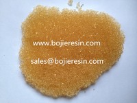 Ion exchange resin for ultrapure water production