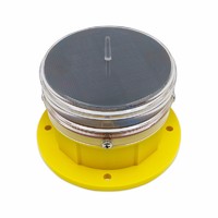 Solar Powered Visible 3km Obstruction Light For Building/Tower/Moving Obstacle