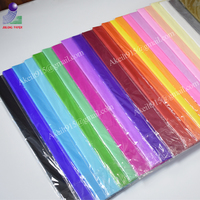 Solid Color Tissue Paper 50x50cm Solid Floral Packaging Paper