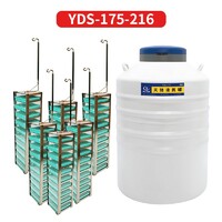 Russia YDS-160-216 liquid nitrogen tank for laboratory KGSQ Cryogenic container