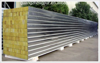 more images of EXCELLENT FIRE RESISTANCE ROCK WOOL SANDWICH WALL PANEL