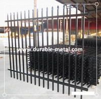 Powder Coated Oramental Steel Fence
