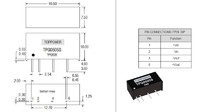 3W 3KVDC Isolated Single Output DC/DC Converters power supply