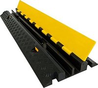 2 Channel And Heavy Duty Ramp Yellow Jacket Guard Humps De Car Plastic Ramps Rubber Cable Protector