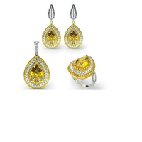 Hot Sale Sparkle Golden Jewelry Set