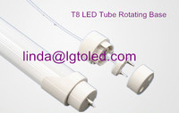 Rotating Base T8 led tube light 600mm 9W
