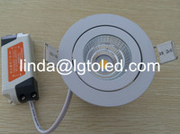dimmable led driver 10W COB led ceiling light