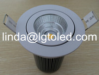 more images of 6500K cool white color COB led downlight 10W