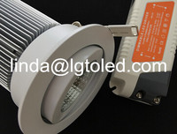 COB LED downlight 10W with dimmable led driver
