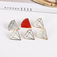 more images of Diamond Glitter Enamel Pin Custom