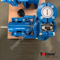 Tobee® 2/1.5B-AHR Rubber Slurry Pump abrasive slurry pump with motor
