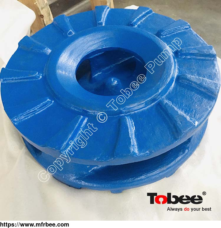 tobee_high_efficent_impeller_with_4_vanes_fit_for_8x6e_ah_mining_slurry_pumps
