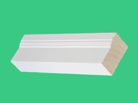 high performance W356 solid painting  wooden moulding