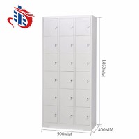 more images of Factory direct sale high quality steel 18 door storage lockers