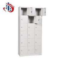 more images of Factory direct sale high quality steel 18 door storage lockers