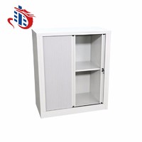 high quality rolling 2 door steel office furniture storage cabinet