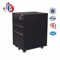 more images of High quality steel 3 drawer mobile pedestal filing cabinet
