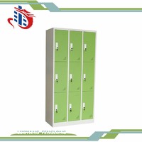 Luoyang Suppliers Metal KD structure Nine Door storage Locker