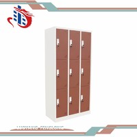 more images of office and industrial furniture Nine doors brown steel locker