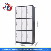 Luoyang Fenglong Factory Direct Sale high quality Nine doors Steel Locker
