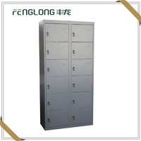 Luoyang Factory supplied top quality 12 door steel locker / metal gym storage cabinet