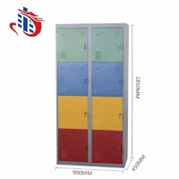 Good quality 8 doors kids steel storage cabinet locket manufacturers steel metal locker
