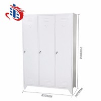 cheap 3 door steel wardrobe designer almirah wardrobe metal locker with feet