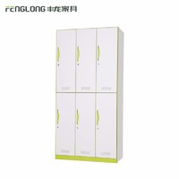 Popular design 6 Door Steel Wardrobes cabinet lockers