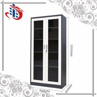 Laboratory Steel Glass Door Storage Cabinet