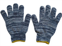 Blended yarn gloves