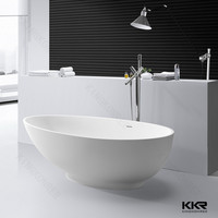 more images of Sanitary Ware Freestanding Artificial Stone Bathtub