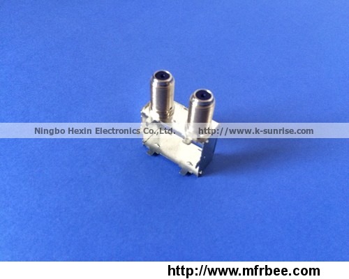 double_f_connector_with_shielding_cover